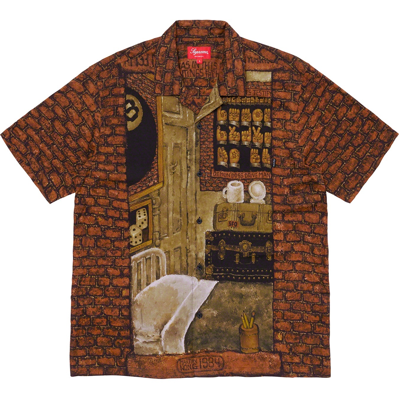 Martin Wong/Supreme Secret World Rayon S/S Shirt view 2